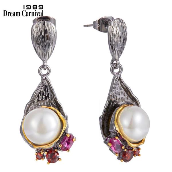 dangle & chandelier dreamcarnival1989 elegant pearl drop earrings for women dating must have fuchsia dazzling zircon love anniversary jewelr, Silver
dangle & chandelier dreamcarnival1989 elegant pearl drop earrings for women dating must have fuchsia dazzling zircon love anniversary jewelr, Silver