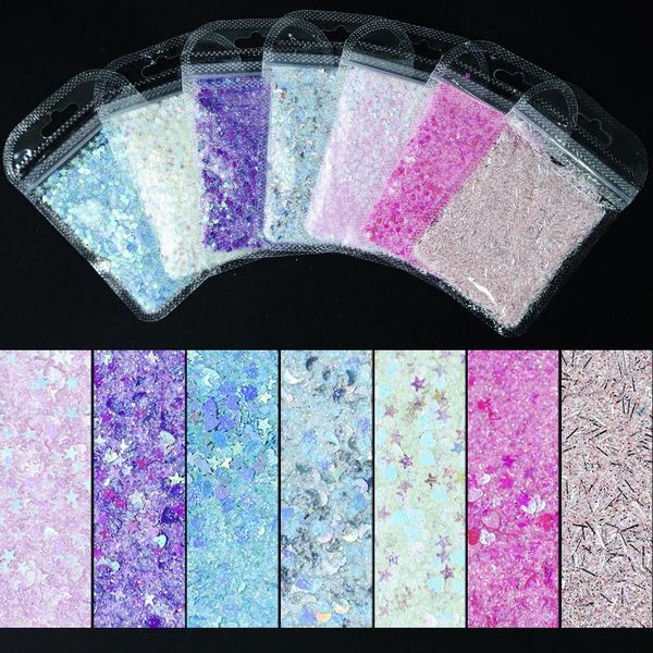 nail glitter 1bag love heart/star design holo sequins mix sparkly mermaid flakies powder manicure polish tips bzy12, Silver;gold
nail glitter 1bag love heart/star design holo sequins mix sparkly mermaid flakies powder manicure polish tips bzy12, Silver;gold