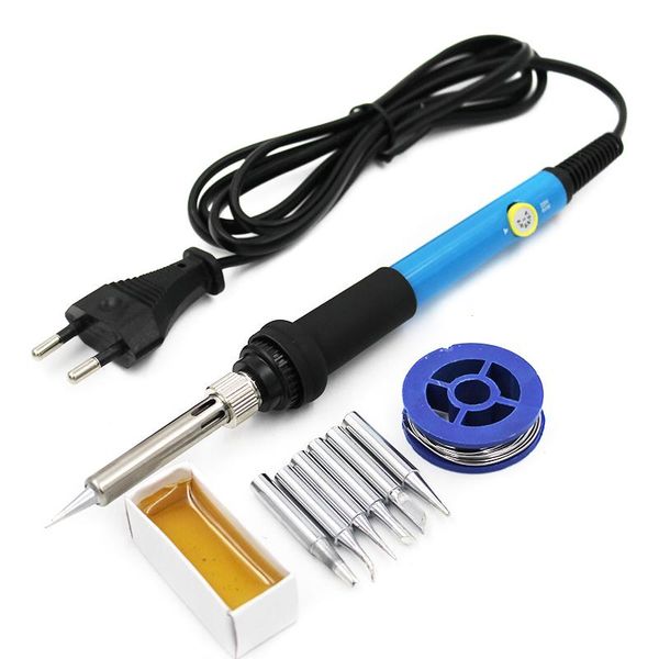 hand & power tool accessories soldering iron eu us plug 110v 220v 60w thermostatic electric mini solder station with 6pcs tip wire rosin
hand & power tool accessories soldering iron eu us plug 110v 220v 60w thermostatic electric mini solder station with 6pcs tip wire rosin