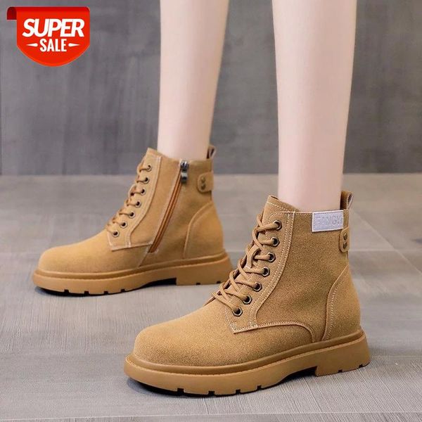 lucyever women vintage faux suede ankle boots round toe lace up platform short botas mujer autumn winter casual shoes booties #z989, Black
lucyever women vintage faux suede ankle boots round toe lace up platform short botas mujer autumn winter casual shoes booties #z989, Black