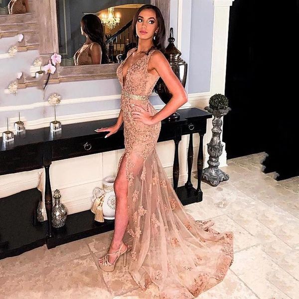 champagne lace mermaid evening prom dresses with lace appliques 2021 beadings high side split long formal party gowns vestidos de fiesta, Black
champagne lace mermaid evening prom dresses with lace appliques 2021 beadings high side split long formal party gowns vestidos de fiesta, Black