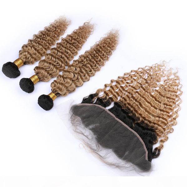 #1b 27 honey blonde ombre virgin peruvian human hair weaves with frontal ombre light brown 13x4 lace frontal closure with deep wave 3bundles, Black;brown
#1b 27 honey blonde ombre virgin peruvian human hair weaves with frontal ombre light brown 13x4 lace frontal closure with deep wave 3bundles, Black;brown