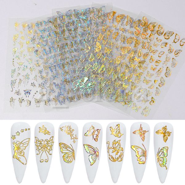 holographic 3d butterfly nail art stickers adhesive sliders colorful diy golden silver nail transfer decals foils wraps decoration7896195, Black
holographic 3d butterfly nail art stickers adhesive sliders colorful diy golden silver nail transfer decals foils wraps decoration7896195, Black