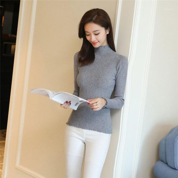 women sweater solid knitted wear fashion casual long sleeve o-neck cotton solid slim jumper1, White;black
women sweater solid knitted wear fashion casual long sleeve o-neck cotton solid slim jumper1, White;black