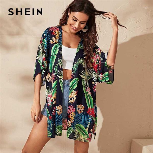 shein multicolor tropical print batwing sleeve split side kimono women half sleeve summer ladies boho long kimonos1, White
shein multicolor tropical print batwing sleeve split side kimono women half sleeve summer ladies boho long kimonos1, White