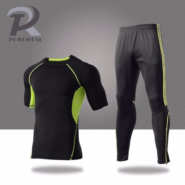 suit fitness men's outdoor running casual sportswear pants large pro breathable quick drying tights short sleeves, Gray
suit fitness men's outdoor running casual sportswear pants large pro breathable quick drying tights short sleeves, Gray