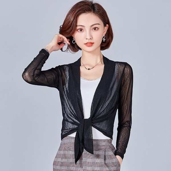 thin long sleeve shrug bolero women short sleeve shrug bolero casaco feminino slim woman open stitch womens coats outer, Black;brown
thin long sleeve shrug bolero women short sleeve shrug bolero casaco feminino slim woman open stitch womens coats outer, Black;brown