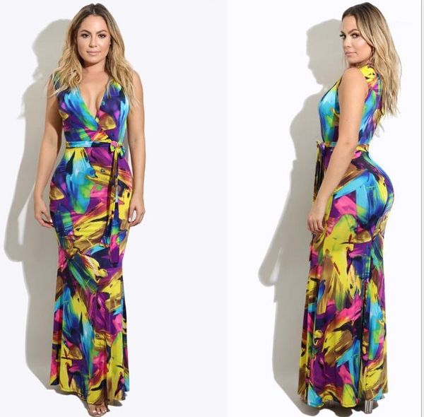 casual dresses women sleeveless long dress floral printing maxi party dress1, Black;gray
casual dresses women sleeveless long dress floral printing maxi party dress1, Black;gray