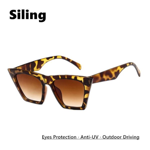 sunglasses vintage big square frame women men brand designer cat eye sun glasses colorful eyewear driving goggle uv400, White;black
sunglasses vintage big square frame women men brand designer cat eye sun glasses colorful eyewear driving goggle uv400, White;black
