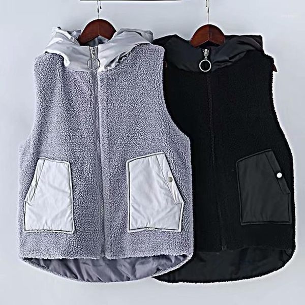 women grey sleeveless hoodies faux fur coat vest spring jacket casaco feminin autumn fleece plush veste femme new plus size 4xl1, Black;white
women grey sleeveless hoodies faux fur coat vest spring jacket casaco feminin autumn fleece plush veste femme new plus size 4xl1, Black;white
