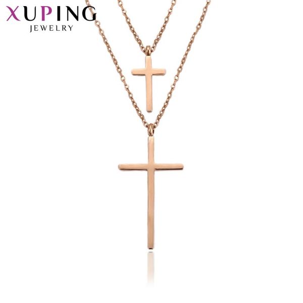 pendant necklaces 11.11 deals xuping cross stainless steel jewelry fashion design party gift ladies necklace-00252, Silver
pendant necklaces 11.11 deals xuping cross stainless steel jewelry fashion design party gift ladies necklace-00252, Silver