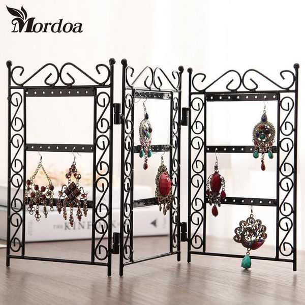 mordoa 1pcs dangle earrings jewelry black metal display stand holder rack necklace, jewelry display, wrought iron frame, Pink;blue
mordoa 1pcs dangle earrings jewelry black metal display stand holder rack necklace, jewelry display, wrought iron frame, Pink;blue