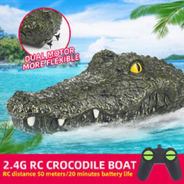 kid toy 2.4g rc crocodile speedboat remote control simulation crocodile boat head fun prank toy horror watercraft toy
kid toy 2.4g rc crocodile speedboat remote control simulation crocodile boat head fun prank toy horror watercraft toy
