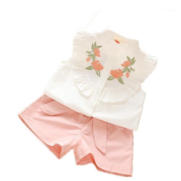 clothing sets 1 set baby kids girls summer tank outfits 1-3 t toddler cotton shirt+shorts pants & set1, White
clothing sets 1 set baby kids girls summer tank outfits 1-3 t toddler cotton shirt+shorts pants & set1, White