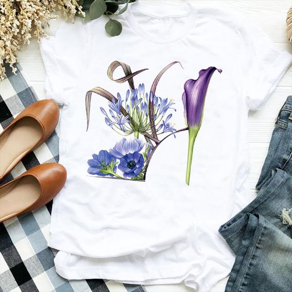 women lady floral flower camisas mujer clothing print ladies t tee womens shirt clothes tshirt female graphic t shirt, White
women lady floral flower camisas mujer clothing print ladies t tee womens shirt clothes tshirt female graphic t shirt, White