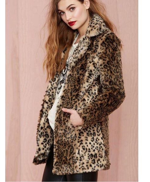 2020 new fur coat ladies faux fur european and american leopard coat wild faux fur coat, Black
2020 new fur coat ladies faux fur european and american leopard coat wild faux fur coat, Black
