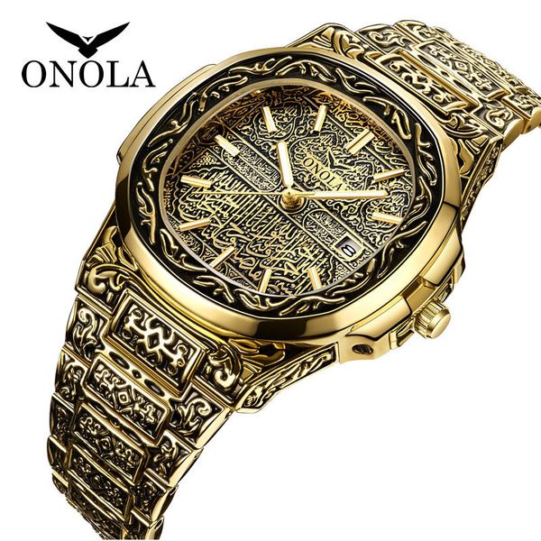 polo new onola cross-border classic retro mens watch mens waterproof steel belt foreign trade watch, Slivery;brown
polo new onola cross-border classic retro mens watch mens waterproof steel belt foreign trade watch, Slivery;brown