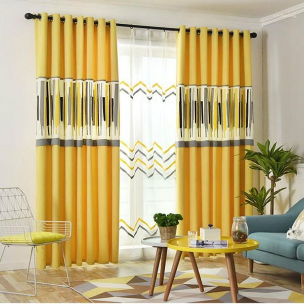 modern simple yellow art geometric blackout curtains for living room nordic white stripe curtains screen bedroom tulle1
modern simple yellow art geometric blackout curtains for living room nordic white stripe curtains screen bedroom tulle1