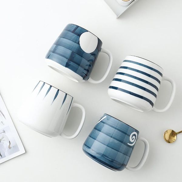 mugs classic style hand printing ceramic cup underglaze color 500ml large capacity breakfast coffee milk mug couple
mugs classic style hand printing ceramic cup underglaze color 500ml large capacity breakfast coffee milk mug couple
