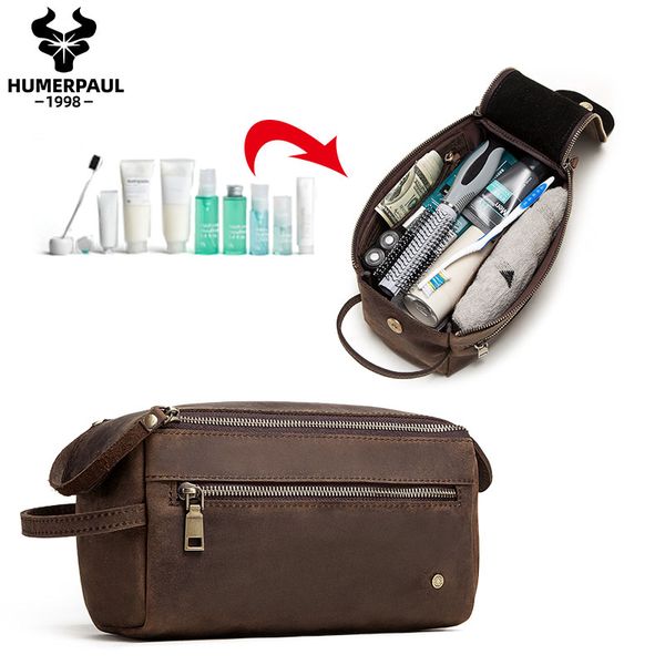 crazy horse leather cosmetic bag multifunctional men travel make up toothbrush pouch necessaries organizer zipper makeup case
crazy horse leather cosmetic bag multifunctional men travel make up toothbrush pouch necessaries organizer zipper makeup case