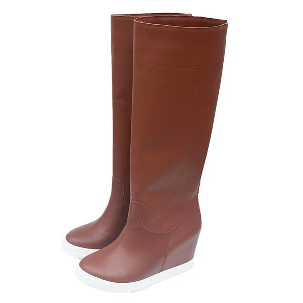2021 inches tall eight and growing genuine leather heels hidden winter-weared snow on knee boots brown gothic shoes y158, Black
2021 inches tall eight and growing genuine leather heels hidden winter-weared snow on knee boots brown gothic shoes y158, Black