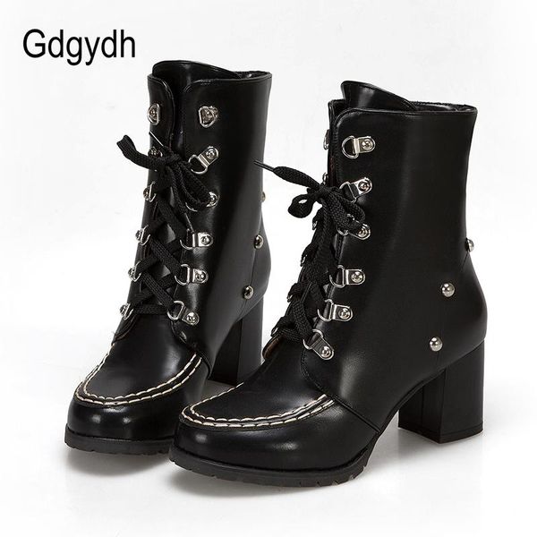 boots gdgydh black chunky heels for women ankle spring rivet lace up punk gothic shoes footwear on street large size
boots gdgydh black chunky heels for women ankle spring rivet lace up punk gothic shoes footwear on street large size