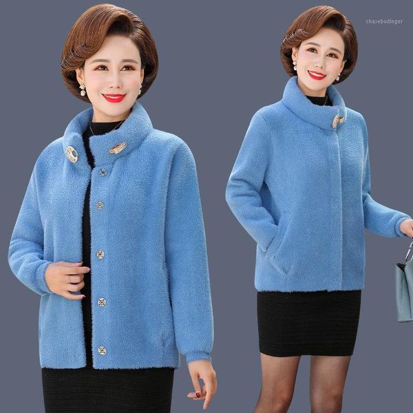 2021 autumn winter middle aged and old women diamonds casual faux fur blazers female plus size mother clothes jacket coats s101, Black
2021 autumn winter middle aged and old women diamonds casual faux fur blazers female plus size mother clothes jacket coats s101, Black