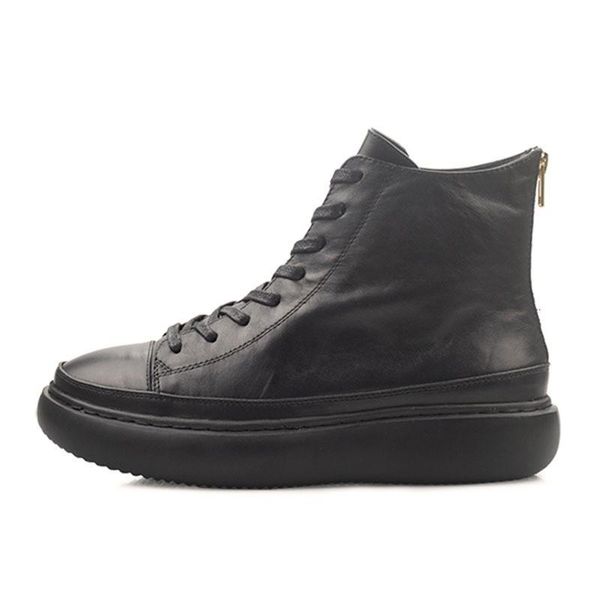 thick sole winter boots men genuine leather winter shoes vintage british style soft leather boots 14#20/20d50, Black
thick sole winter boots men genuine leather winter shoes vintage british style soft leather boots 14#20/20d50, Black