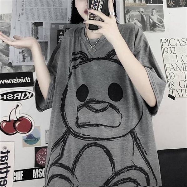 punk bear t shirt women harajuku hip hop tshirt female casual half sleeve women clothes japan loose high street shirt girls, White
punk bear t shirt women harajuku hip hop tshirt female casual half sleeve women clothes japan loose high street shirt girls, White