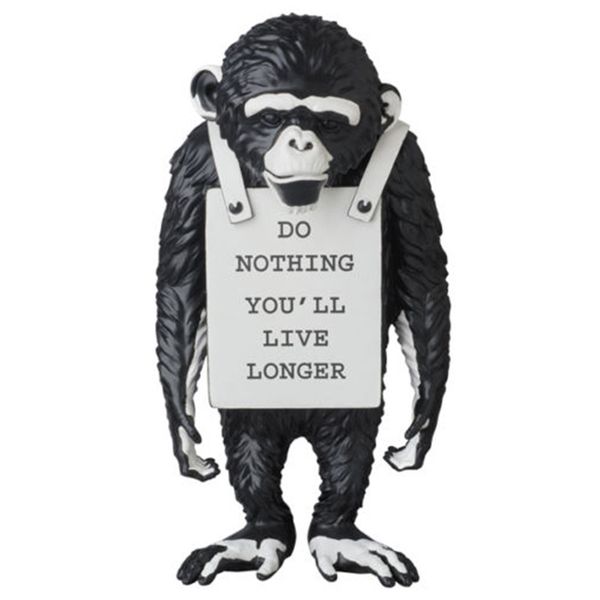 modern art banksy monkey street black and white monkey statue creative resin art&craft do nothing you'll live longer ornaments
modern art banksy monkey street black and white monkey statue creative resin art&craft do nothing you'll live longer ornaments