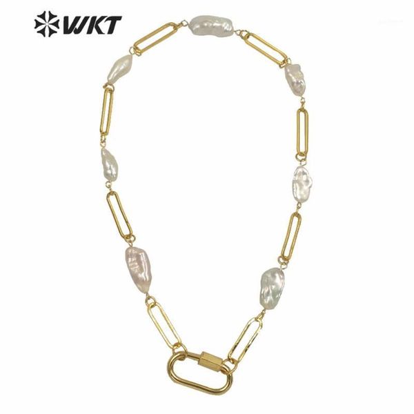 wt-jn133 wkt exclusive design link chain mix pearl gorgeous fashion lady necklace for party or wedding match choker1, Golden;silver
wt-jn133 wkt exclusive design link chain mix pearl gorgeous fashion lady necklace for party or wedding match choker1, Golden;silver