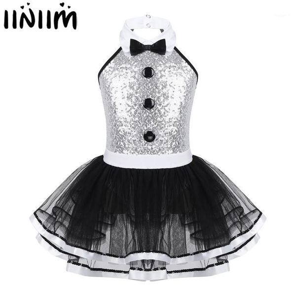 iiniim kids girls modern dancewear costume greatest show man fancy shiny sequins decorative button gymnastics leotard tutu dress1, Black;red
iiniim kids girls modern dancewear costume greatest show man fancy shiny sequins decorative button gymnastics leotard tutu dress1, Black;red