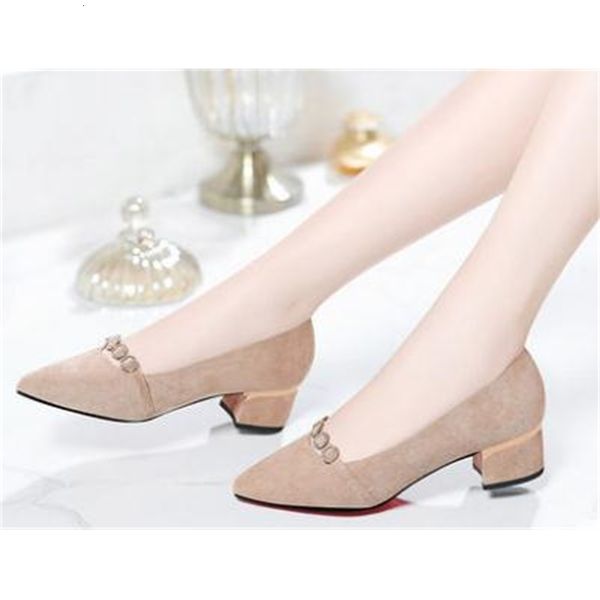 2021 women's shoes in spring and autumn new style middle coarse heel pointed end suede@3159 7ets, Black
2021 women's shoes in spring and autumn new style middle coarse heel pointed end suede@3159 7ets, Black