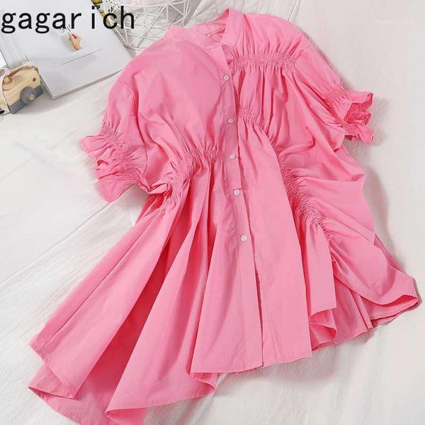 casual dresses gagarich women shirt dress irregular waist pleated short-sleeved sweet wear spring summer solid loose vestido1, Black;gray
casual dresses gagarich women shirt dress irregular waist pleated short-sleeved sweet wear spring summer solid loose vestido1, Black;gray
