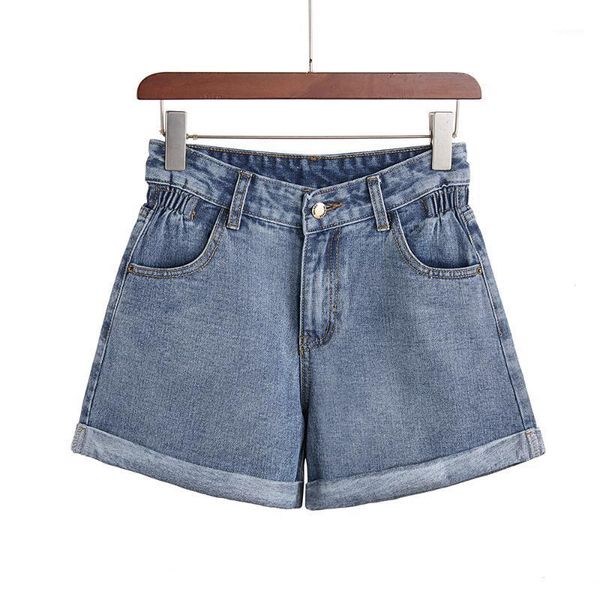 denim shorts women's summer new light blue women short jeans fashion elastic waist wide leg high waist with pockets shorts1, White;black
denim shorts women's summer new light blue women short jeans fashion elastic waist wide leg high waist with pockets shorts1, White;black