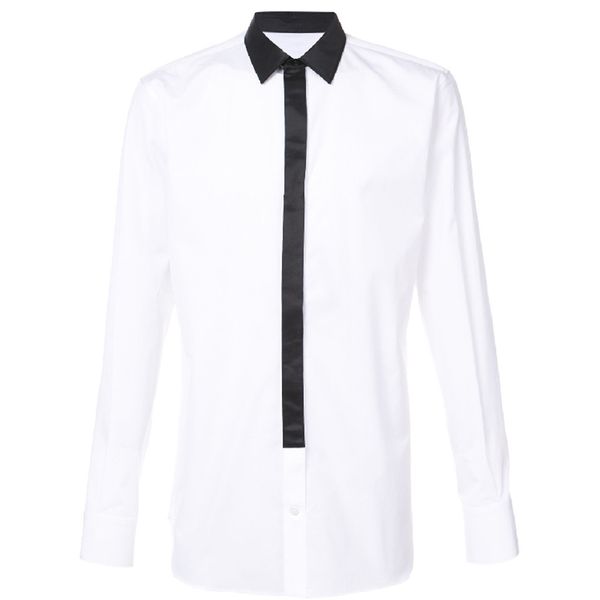 yamamoto dark style personalized trend men's slim shirt white versatile spring summer autumn season long sleeve shirt, White;black
yamamoto dark style personalized trend men's slim shirt white versatile spring summer autumn season long sleeve shirt, White;black