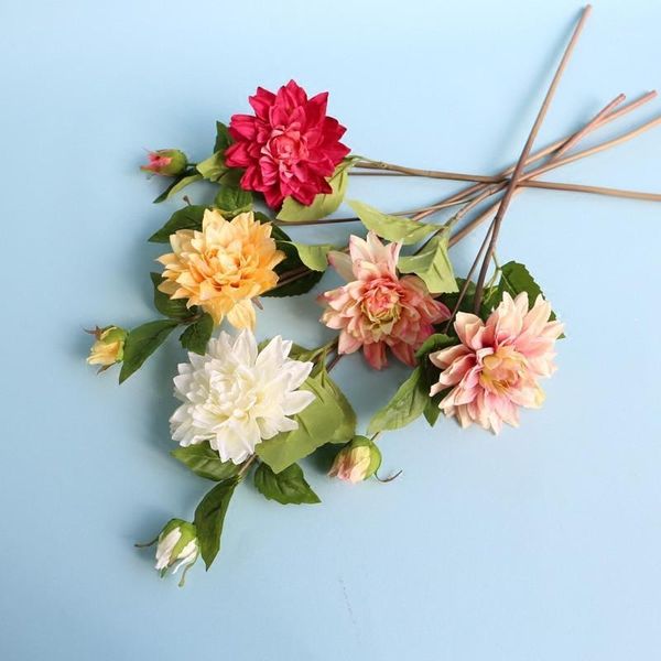 decorative flowers & wreaths 2heads artificial flower bouquet dahlias silk daliy background wall decor diy road led wedding bouquet1
decorative flowers & wreaths 2heads artificial flower bouquet dahlias silk daliy background wall decor diy road led wedding bouquet1