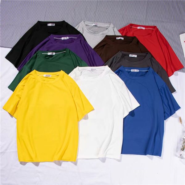 summer casual men's t shirts fashion jogging sports half sleeve tees hip hop solid cotton streetwear men t shirts, White;black
summer casual men's t shirts fashion jogging sports half sleeve tees hip hop solid cotton streetwear men t shirts, White;black