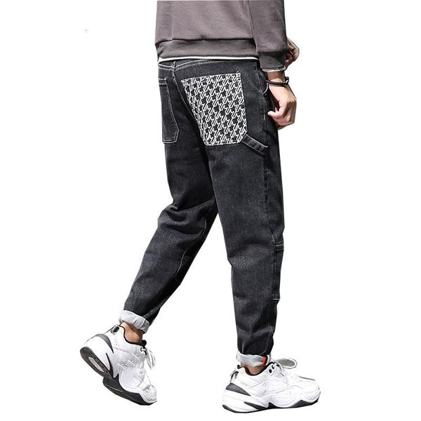 fashion black baggy jeans men winter wide pants for men loose relaxed tapered harem pants fit high waist stretch men's trousers, Blue
fashion black baggy jeans men winter wide pants for men loose relaxed tapered harem pants fit high waist stretch men's trousers, Blue
