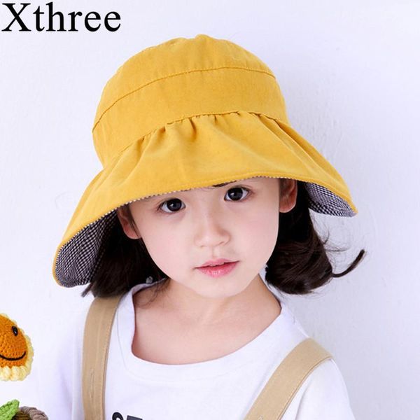 xthree new cotton bucket hat empty hat for girls big wide brim sun cap kids cap baby garcon sun for children1, Yellow
xthree new cotton bucket hat empty hat for girls big wide brim sun cap kids cap baby garcon sun for children1, Yellow
