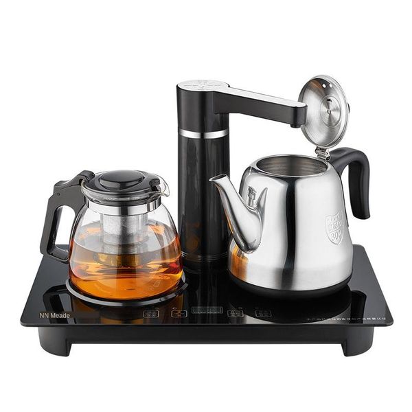 304 stainless steel automatic water supply electric kettle intelligent temperature regulating table integrated set panel
304 stainless steel automatic water supply electric kettle intelligent temperature regulating table integrated set panel