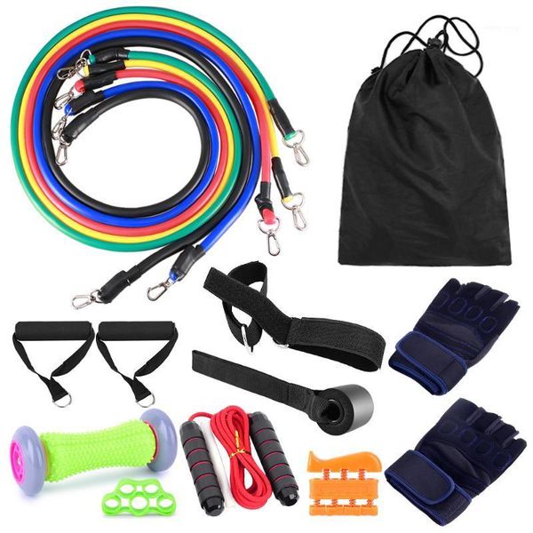 16pcs fintess resistance bands set exercise tube bands jump rope door anchor ankle straps foot massage roller finger exerciser1
16pcs fintess resistance bands set exercise tube bands jump rope door anchor ankle straps foot massage roller finger exerciser1