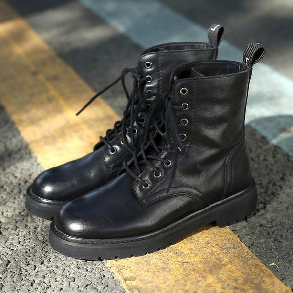 boots xiuningyan women soft leather shoes woman ankle retro england female autumn winter punk botas mujer 2021, Black
boots xiuningyan women soft leather shoes woman ankle retro england female autumn winter punk botas mujer 2021, Black
