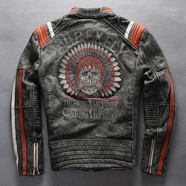 a1627 read description asian size mans genuine cow leather rider jacket embroidery leather motorcycle cowhide jacket1, Black
a1627 read description asian size mans genuine cow leather rider jacket embroidery leather motorcycle cowhide jacket1, Black