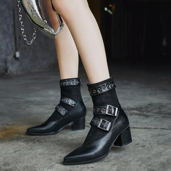 cool street shooting short buckle original european and american punk dark series lolita martin boots 32-48 yards fur boots, Black
cool street shooting short buckle original european and american punk dark series lolita martin boots 32-48 yards fur boots, Black