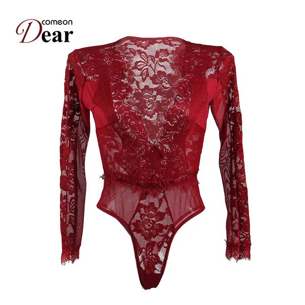 comeondear body women plus size eyelashes lace open-chest long sleeve teddy bodysuit women rb80588 rompers womens jumpsuit q1118, White
comeondear body women plus size eyelashes lace open-chest long sleeve teddy bodysuit women rb80588 rompers womens jumpsuit q1118, White