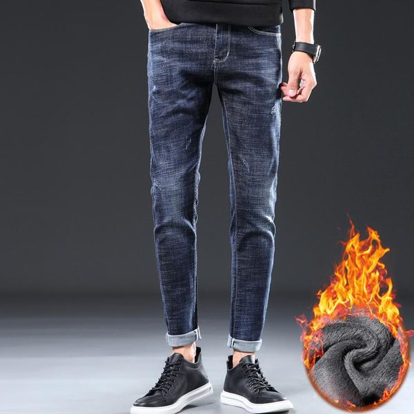 men's jeans men winter 2021 blue fleece warm pants solid color straight full length trousers fashion casual for
men's jeans men winter 2021 blue fleece warm pants solid color straight full length trousers fashion casual for