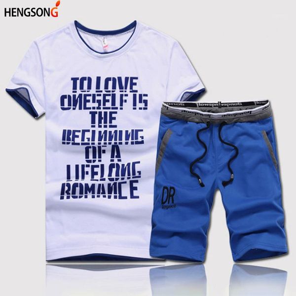 summer 2 piece men's set fitness clothes man casual o-neck letters printed t-shirt+ drawstring shorts man fitness set1, Gray
summer 2 piece men's set fitness clothes man casual o-neck letters printed t-shirt+ drawstring shorts man fitness set1, Gray