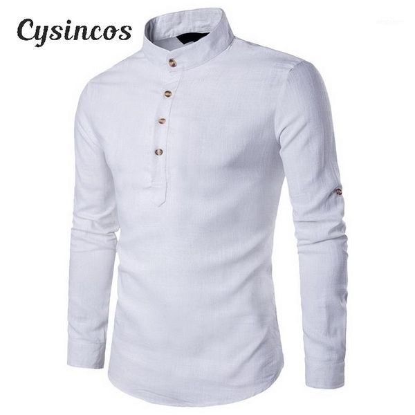 men's casual shirts cysincos 2021 men shirt cotton linen blended mandarin collar breathable traditional chinese style long sleeve shirt, White;black
men's casual shirts cysincos 2021 men shirt cotton linen blended mandarin collar breathable traditional chinese style long sleeve shirt, White;black