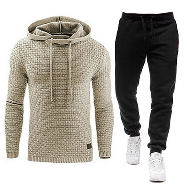 autumn winter man tracksuit pullover hooded men sweatshirts sports suit male casual tracksuits pants and hoodies 2 piece sets 211220, Gray
autumn winter man tracksuit pullover hooded men sweatshirts sports suit male casual tracksuits pants and hoodies 2 piece sets 211220, Gray